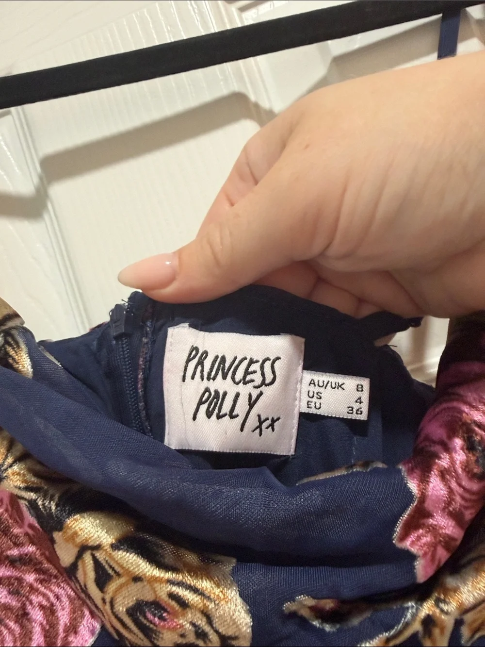 Princess Polly Midnight Moon Mini Dress Size 4